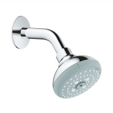 Верхний душ с кронштейном Grohe NTempesta 100 III 26088000, 3 режима струи, хром