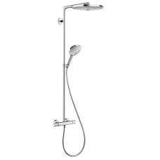 Душевая система hansgrohe Raindance Select S S300 2jet Showerpipe 27133000 с термостатом