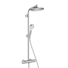 Душевая система Hansgrohe Crometta S 240 1jet Showerpipe 27267000 с термостатом