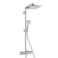 Душевая система Hansgrohe Crometta Е 240 1jet Showerpipe 27271000 с термостатом