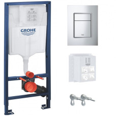 Инсталляция 3в1 Grohe Rapid SL 39501000 с клавишей смыва