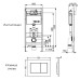 Инсталляция для унитаза TECEprofil 9400407 c клавишей смыва Now 9240400
