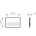 Клавиша смыва Vitra Loop T 740-0780 глян.хром