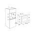 Духовка+СВЧ 2в1 Bertazzoni F 457 HER MW TAC, встраиваемая