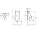 Писсуар Jacob Delafon Struktura EZA122-00 с верхним подводом 33Х71Х30