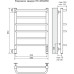 Полотенцесушитель Терминус Евромикс квадро П6 450х650
