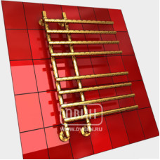 Полотенцесушитель L 60/40 1-1/2 Водяной (К3 Золотой хром)