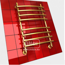 Полотенцесушитель R primo 100/60 П10 1-3/4-1/2 Водяной (К3 Золотой хром)