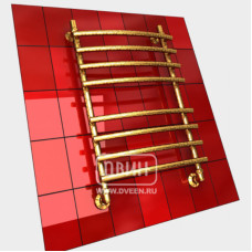 Полотенцесушитель R 60/40 1-1/2 Водяной (К3 Золотой хром)