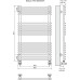 Водяной полотенцесушитель Терминус Ватра П18 500х931