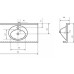 Раковина на тумбу Акватон Отель 1A70063NOT010