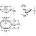 Раковина встраиваемая ROCA RODEO 327866000 52х41 СМ