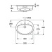 Раковина встраиваемая Gustavsberg Basic 7G28530