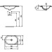 Раковина встраиваемая сверху Ideal Standard Connect E504701 55_38 овальная