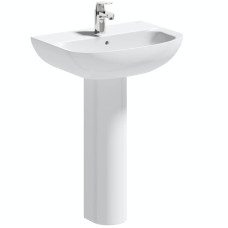 Раковина с пьедесталом GROHE Bau Ceramic 39421000 60 см, альпин-белый