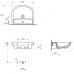 Раковина подвесная Cersanit ARTECO 50 B