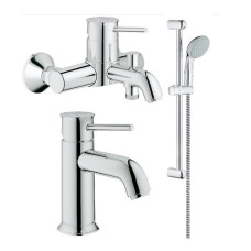 Душевой комплект 3в1 Grohe BauClassic 124404 со смесителями