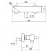 Смеситель для душа Teorema Jabil 73202