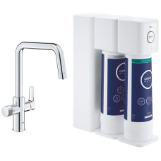 Смеситель для кухни Grohe Blue Pure Eurosmart 3058700, c фильтром и технологией обратный осмос, хром