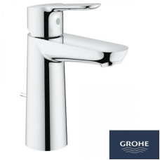 23759000 Grohe BauEdge Смеситель однорычажный для раковины DN 15 M-Size с донным клапаном