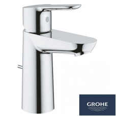 233328000 Grohe BauEdge Смеситель однорычажный для раковины DN 15 S-Size с донным клапаном