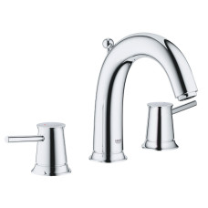 Смеситель для раковины на 3 отверстия Grohe BauClassic 20470000, хром