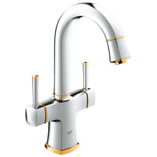 Смеситель для раковины Grohe Grandera 21107IG0, хром/золото