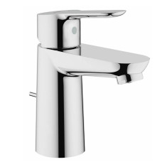 Смеситель для раковины GROHE BauEdge 23328000 S-size с донным клапаном, хром