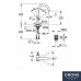 32042003 Atrio Смеситель однорычажный для раковины DN 15 L-Size