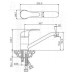 Cмеситель для раковины Rossinka Y 35-22 с поворотным изливом
