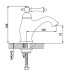 Смеситель для раковины Faop A1005