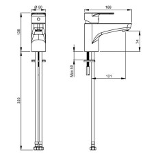 Смеситель Vitra D-Line A40750