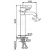 Смеситель для раковины Frap F1052-2
