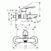 Смеситель для ванны Hansgrohe Logis E 71403000