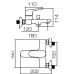 Смеситель для ванныBravat PURE F6105161C-01 с коротким изливом