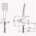 Смеситель для ванны Gappo G3283