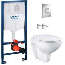 Унитаз с инсталляцией 4в1 Grohe Solido 39499000