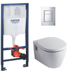 Унитаз с инсталляцией 4в1 Standard Connect E803501 Grohe 39501000