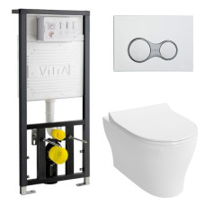 Унитаз с инсталляцией 4в1 VItra BELLA 4449B003-0101 742-5800-01