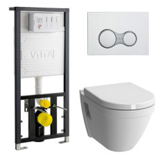 Унитаз-биде с инсталляцией 4в1 Vitra S50 5318B003-0850 742-5800-01