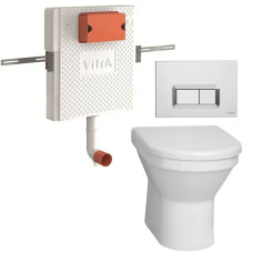 Унитаз с инсталляцией 4в1 Vitra S50 5323B003-0075 762-1740-01 740-0680