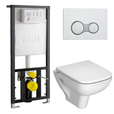 Унитаз с инсталляцией 4в1 VItra S20 5505B003-0101 742-5800-01