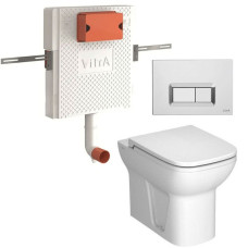 Унитаз с инсталляцией 4в1 Vitra S20 5520B003-0075 762-1740-01 lift 740-0680