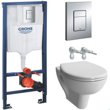 Унитаз с инсталляцией 4в1 Grohe 38772001 6855B003-0101