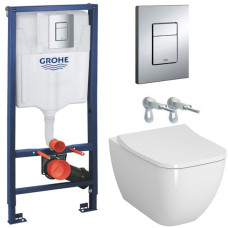 Унитаз с инсталляцией 4в1 Grohe 38772001 7742B003-0075