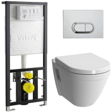 Унитаз с инсталляцией 4в1 Vitra S50 9003B003-7201