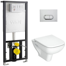 Унитаз с инсталляцией 4в1 Vitra S20 9004B003-7204