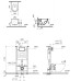 Унитаз с инсталляцией 4в1 Vitra V-fix Core 800-1875, SENTO 7748B003-0075, клавиша Root S хром