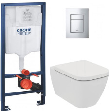 Унитаз с инсталляцией 4в1 Ideal Standard I.LIFE T461401 Grohe 39501000