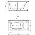 Ванна акриловая Aquatek 170х70 Альфа ALF170-0000047